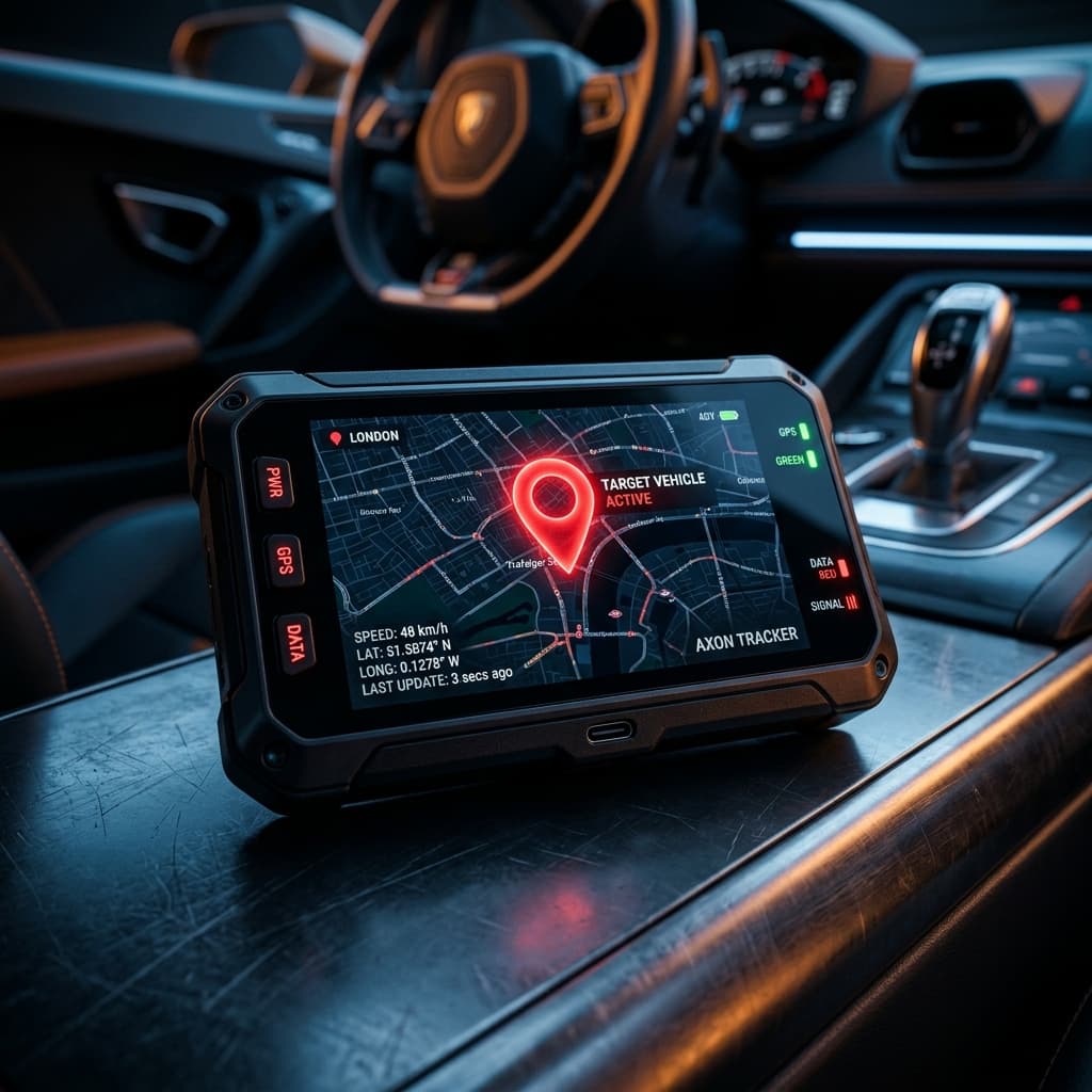 High-tech vehicle tracking device